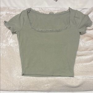 Hollister Women's Green Top